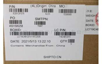 Lenovo 5CB1C81076 Tastatur inkl. Topcase ASM_ENG L82KV NFPA/GUMA