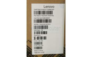 Lenovo 5CB1C87012 Tastatur inkl. Topcase ASM_UK H82L9CLO