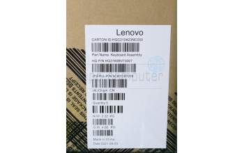 Lenovo 5CB1C87019 C-Abdeckung mit Tastatur, Tschechisch/Slowakisch