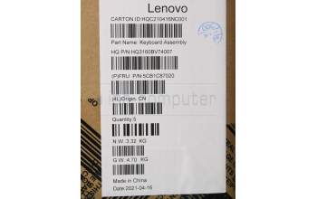 Lenovo 5CB1C87020 Tastatur inkl. Topcase ASM_ENG H82L9STO