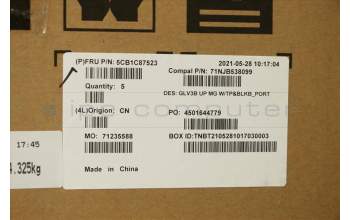 Lenovo 5CB1C87523 Tastatur inkl. TopcaseASM_POR C21A4 MGBL