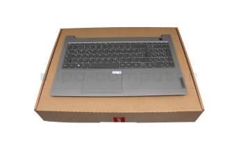 5CB1C87528 Original Lenovo Tastatur inkl. Topcase DE (deutsch) silber/grau mit Backlight