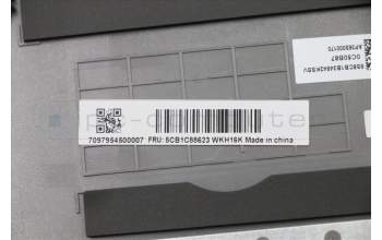 Lenovo 5CB1C88623 C-Cover with keyboard, Russian, Mineral Grey, Backlight