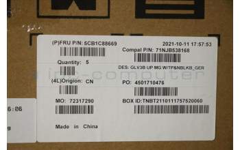 Lenovo 5CB1C88669 Tastatur inkl. TopcaseASM_GER C21A4 MGNBL