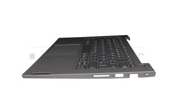 5CB1C89916 Original Lenovo Tastatur inkl. Topcase DE (deutsch) dunkelgrau/grau mit Backlight