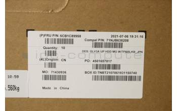 Lenovo 5CB1C89958 Tastatur inkl. Topcase ASM_JPN C 21A2 HDMGBL