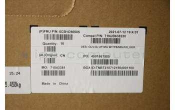 Lenovo 5CB1C90505 Tastatur inkl. Topcase deutsch C 21A2 MGNBL