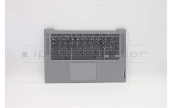 Lenovo 5CB1C92823 C-Cover with keyboard, Nordic, Grey, UK