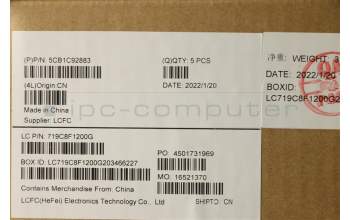 Lenovo 5CB1C92883 Tastatur inkl. Topcase schweiz L82NX IG DIS