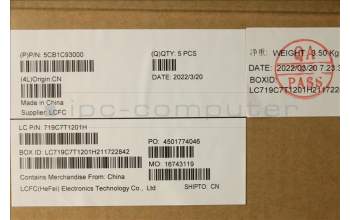 Lenovo 5CB1C93000 Tastatur inkl. Topcase ASM_ENG L82JW BK_WHW/F