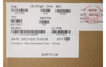 Lenovo 5CB1C93059 Tastatur inkl. Topcase ASM_ARA L82JW BU_WHW/F