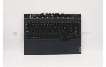 Lenovo 5CB1C93060 C-Cover with keyboard, Belgian, Blue, White Backlight, UK