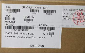 Lenovo 5CB1C93065 Tastatur inkl. TopcaseASM_EUROENGL82JWBU_WHW/F