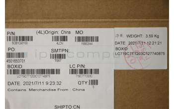 Lenovo 5CB1C93100 Tastatur inkl. Topcase ASM_USAENGL82JWSG_BUW/F