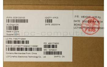 Lenovo 5CB1C93103 Tastatur inkl. Topcase deutsch L82JW SG_BUW/F