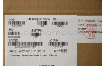 Lenovo 5CB1C93564 Tastatur inkl. Topcase ASM_ENG L82JS STw/BUWRF