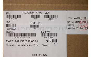 Lenovo 5CB1C93682 Tastatur inkl. Topcase deutsch L82K8 BK