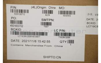 Lenovo 5CB1C93712 Tastatur inkl. Topcase ASM_FRA L82K8 BK RGB