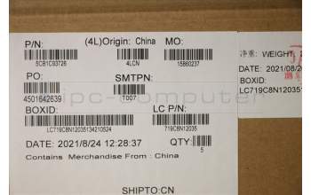 Lenovo 5CB1C93726 Tastatur inkl. Topcase ASM_UK L82K8 BK RGB