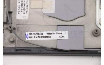 Lenovo 5CB1C94080 Tastatur inkl. Topcase ASM_SLV L82K8 GY RGB