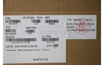 Lenovo 5CB1D01489 Tastatur inkl. Topcase englisch 81MB 5M GLKR_D