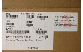 Lenovo 5CB1D01860 Tastatur inkl. Topcase ASM_NORDIC L82NXIG_FP_D