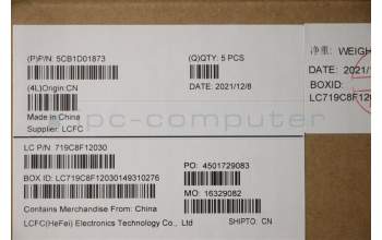 Lenovo 5CB1D01873 Tastatur inkl. Topcase ASM_UK L82NX IG_FP_U