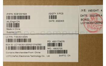 Lenovo 5CB1D01924 Tastatur inkl. Topcase ASM_ITA L82K0 PHABU