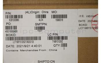 Lenovo 5CB1D03680 Tastatur inkl. Topcase ASM_SLV L81W1 NFPBKLIPC