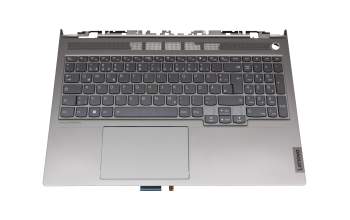5CB1D04541 Original Lenovo Tastatur inkl. Topcase DE (deutsch) grau/grau mit Backlight