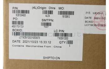 Lenovo 5CB1D04920 Tastatur inkl. TopcaseASM NORDIC L 82M7 NFP IG