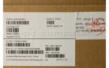 Lenovo 5CB1D04941 C-Cover with keyboard, Spanish, Iron Grey, Backlight, Non-Fingerprint, UK