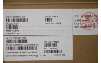 Lenovo 5CB1D05050 Tastatur inkl. Topcase ASM_TC L82JH BU RGB