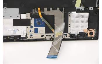 Lenovo 5CB1D05054 C-Cover with keyboard, Belgian, Blue, White Backlight, UK