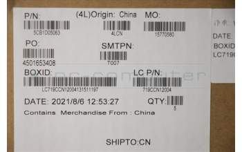 Lenovo 5CB1D05063 Tastatur inkl. Topcase ASM_FRA L82JH BU WH