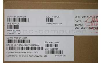 Lenovo 5CB1D05071 Tastatur inkl. Topcase ASM_ITA L82JH BU WH