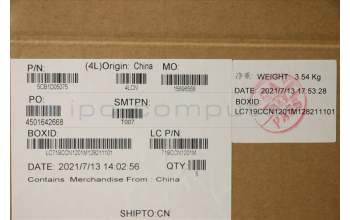 Lenovo 5CB1D05075 Tastatur inkl. Topcase ASM_NORDIC L82JH BU WH