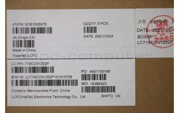 Lenovo 5CB1D05076 Tastatur inkl. Topcase ASM_POR L82JH BU WH