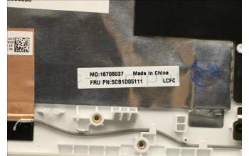 Lenovo 5CB1D05111 Tastatur inkl. Topcase spanisch L82JH SG BU