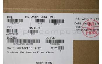 Lenovo 5CB1D05127 C-Cover with keyboard, German, Grey