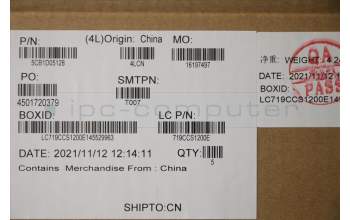 Lenovo 5CB1D05128 Tastatur inkl. Topcase ASM_FRA/ENG L82K6 GY