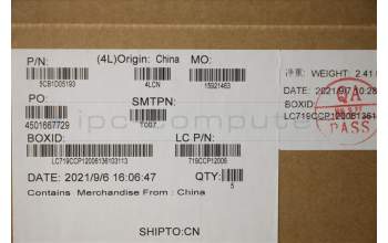 Lenovo 5CB1D05193 Tastatur inkl. Topcase ASM_JPN L82N3 GY