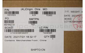 Lenovo 5CB1D05232 Tastatur inkl. TopcaseASMCZE/SLKL82JDSGw/RGBWRF