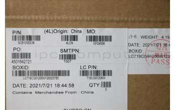 Lenovo 5CB1D05238 Tastatur inkl. Topcase deutsch L82JDSGw/RGBWRF