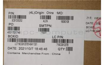 Lenovo 5CB1D05252 C-Cover with keyboard,Spanish,Storm Grey,RGB Backlight