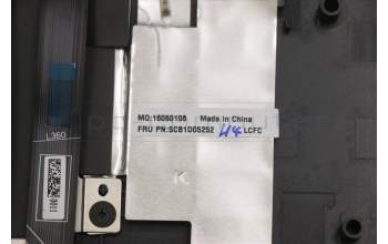 Lenovo 5CB1D05252 C-Cover with keyboard,Spanish,Storm Grey,RGB Backlight