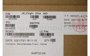 Lenovo 5CB1D05408 Tastatur inkl. Topcase ASM_RUS L82JD SGw/WHWRF