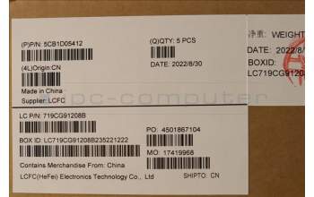 Lenovo 5CB1D05412 Tastatur inkl. Topcase ASM_TC L82JD SGw/WHWRF