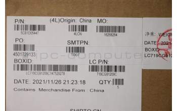 Lenovo 5CB1D05447 Tastatur inkl. Topcase ASM_UK L82JD STw/BUWRF