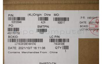 Lenovo 5CB1D05449 Tastatur inkl. TopcaseASM_USAENGL82JDSTw/BUWRF